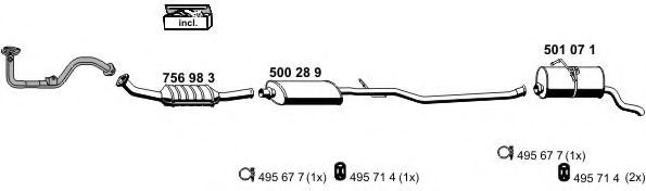 080201 ERNST Cable, manual transmission