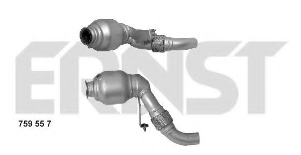 759557 ERNST Exhaust System Catalytic Converter