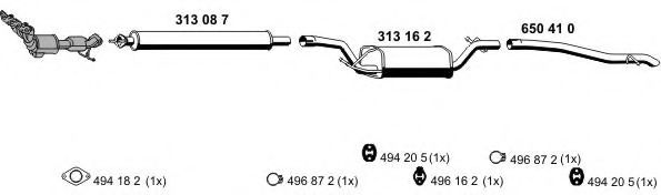 210058 ERNST Brake System Brake Caliper
