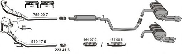 010547 ERNST Repair Kit, stabilizer suspension