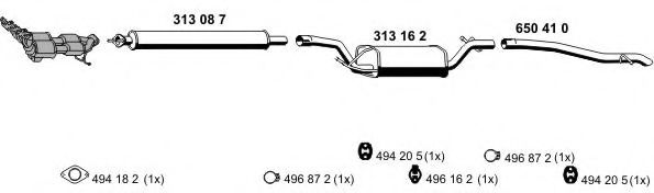 210060 ERNST Wheel Suspension Rod/Strut, stabiliser