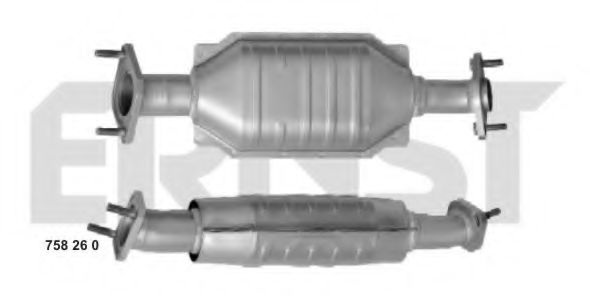 758260 ERNST Cylinder Head Bolt Kit, cylinder head