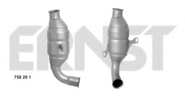 758291 ERNST Exhaust System Catalytic Converter