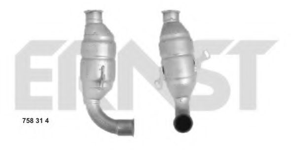 758314 ERNST Exhaust System Catalytic Converter