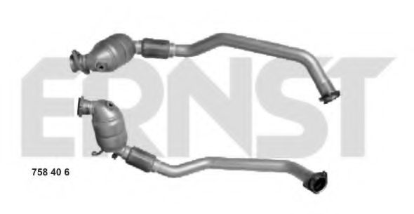 758406 ERNST Exhaust System Catalytic Converter