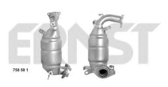 758581 ERNST Exhaust System Catalytic Converter