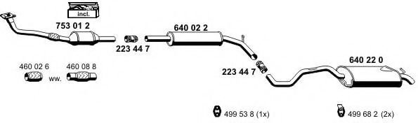 060064 ERNST Rubber Buffer, suspension