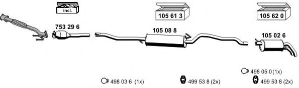 070618 ERNST Repair Kit, spring bolt