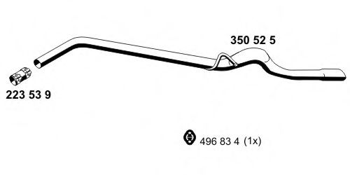 350525 ERNST Steering Tie Rod End