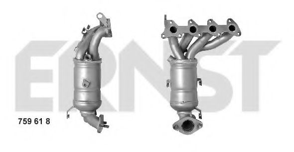 759618 ERNST Exhaust System Catalytic Converter