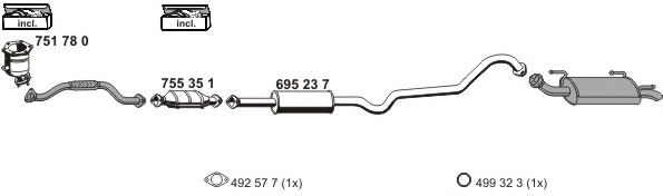 170114 ERNST Brake System Cable, parking brake