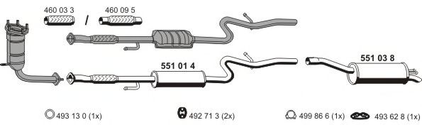 120208 ERNST Exhaust System Exhaust Pipe