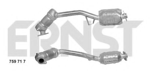 759717 ERNST Exhaust System Catalytic Converter
