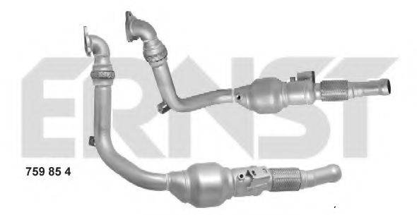 759854 ERNST Exhaust System Catalytic Converter