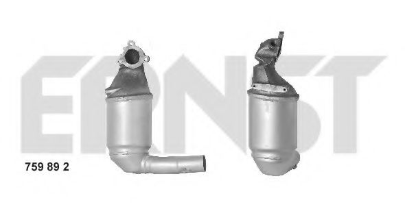 759892 ERNST Exhaust System Catalytic Converter