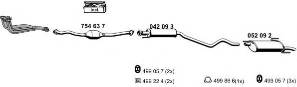 050301 ERNST Brake System Brake Master Cylinder