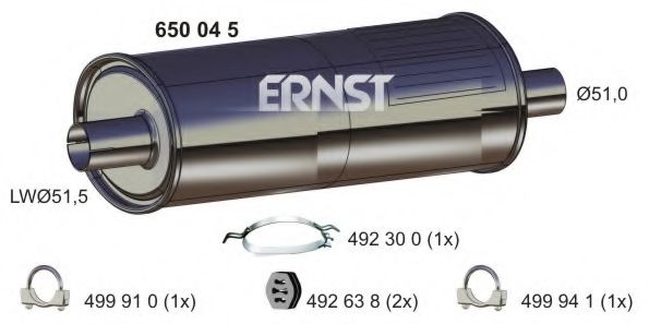 650045 ERNST Joint Kit, drive shaft