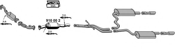 010623 ERNST Suspension Repair Kit, spring pin shackle