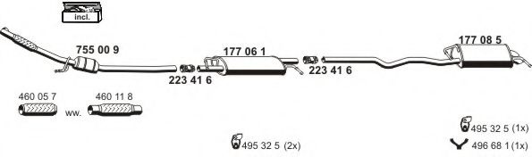 071456 ERNST Exhaust System Exhaust System