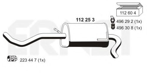 112253 ERNST Clutch Cable