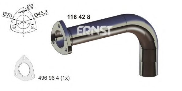 116428 ERNST Seal, oil drain plug