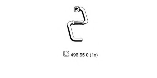 116459 ERNST Exhaust System Exhaust Pipe