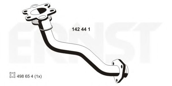 142441 ERNST Brake System Brake Disc
