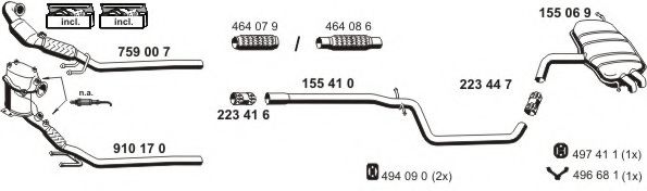 071508 ERNST Repair Kit, clutch master cylinder