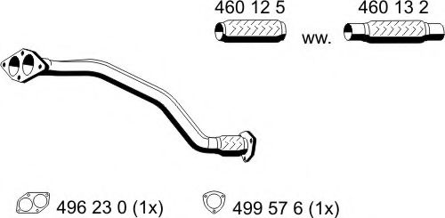 243469 ERNST Exhaust System Exhaust Pipe