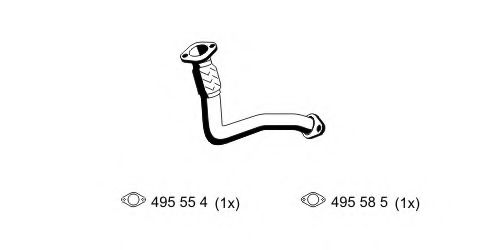 522472 ERNST Exhaust System Exhaust Pipe