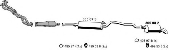 030957 ERNST Adjusting Disc, valve clearance