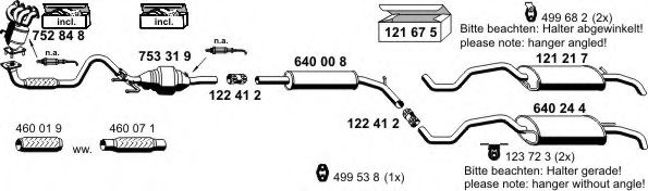 060220 ERNST Cylinder Head Bolt Kit, cylinder head