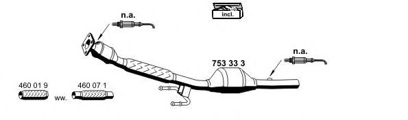 190072 ERNST Brake System Cable, parking brake