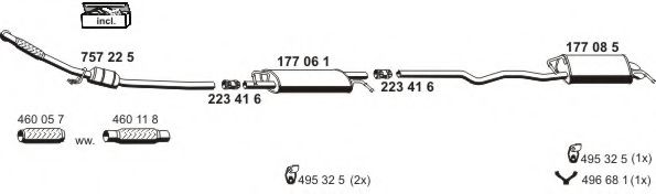 071241 ERNST Exhaust System Exhaust System