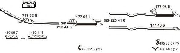 071245 ERNST Exhaust System Exhaust System