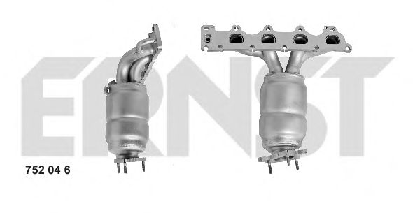 752046 ERNST Exhaust System Catalytic Converter