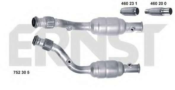 752305 ERNST Exhaust System Catalytic Converter