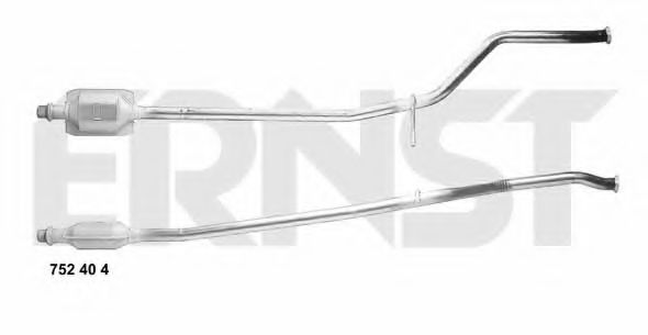 752404 ERNST Exhaust System Exhaust Pipe
