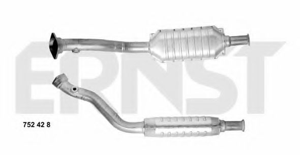 752428 ERNST Exhaust System Exhaust Pipe