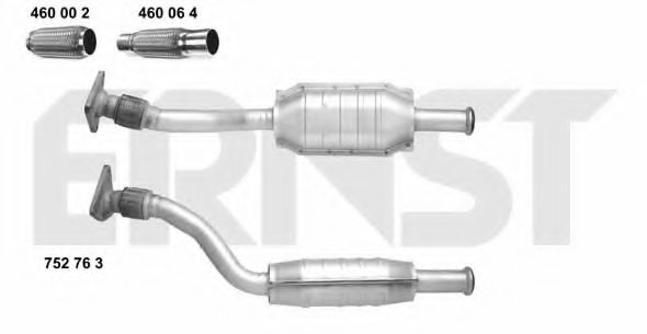 752763 ERNST Cylinder Head Gasket, cylinder head