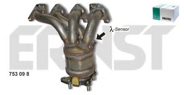 753098 ERNST Exhaust System Catalytic Converter