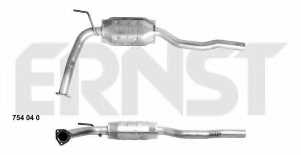 754040 ERNST Exhaust System Catalytic Converter