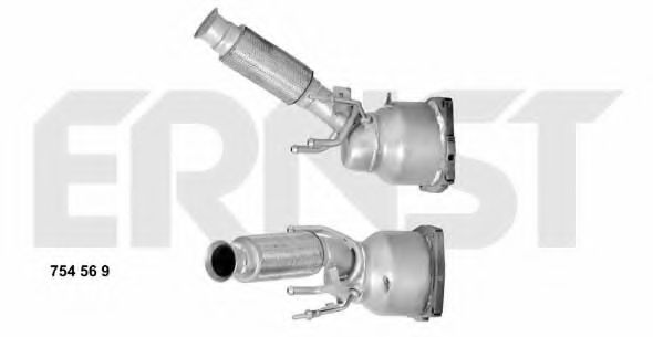 754569 ERNST Exhaust System Catalytic Converter