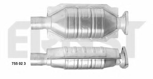 755023 ERNST Exhaust System Catalytic Converter