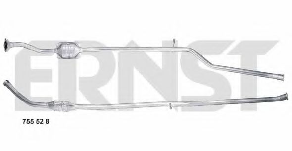 755528 ERNST Exhaust System Exhaust Pipe