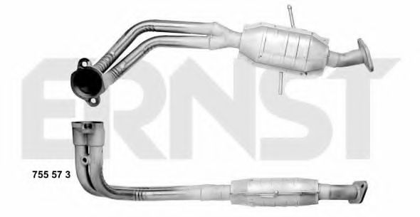 755573 ERNST Exhaust System Catalytic Converter