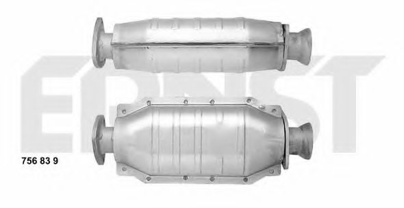 756839 ERNST Exhaust System Catalytic Converter