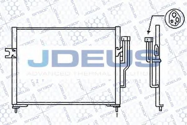 718M10 JDEUS Kondensator, Klimaanlage