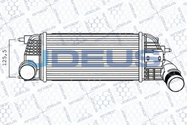 821M35A JDEUS Air Supply Intercooler, charger