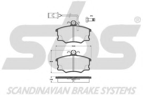 1501221013 SBS Brake Pad Set, disc brake